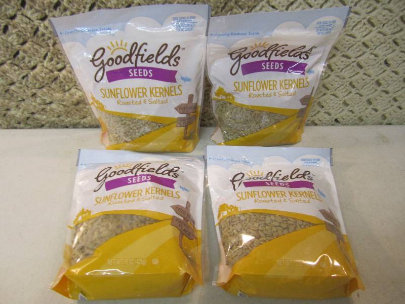 lot 254 image: 4 Bags of Roasted & Salted Sunflowe...