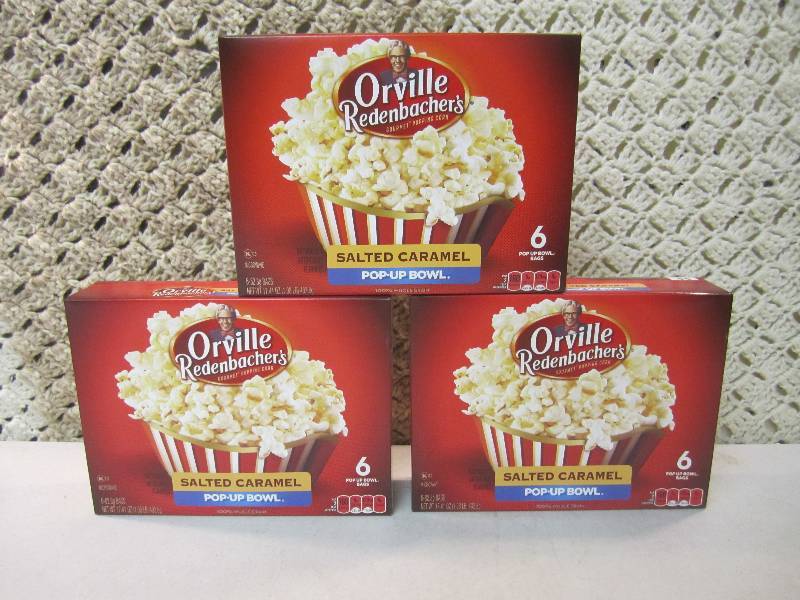 lot 259 image: 3 Boxes of Orville Redenbachers Sal...
