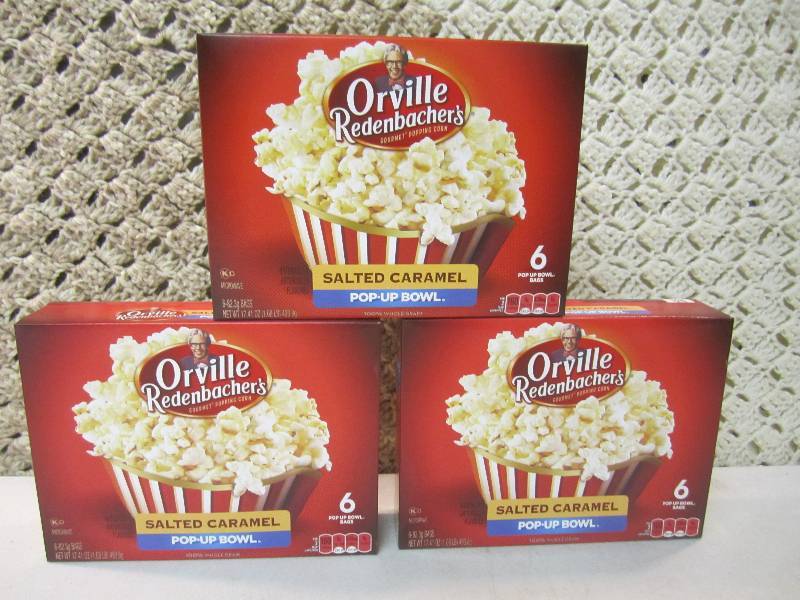 lot 260 image: 3 Boxes of Orville Redenbachers Sal...