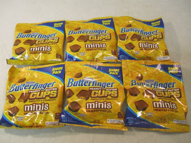 lot 274 image: 6 Bags of Butterfinger Peanut Butte...
