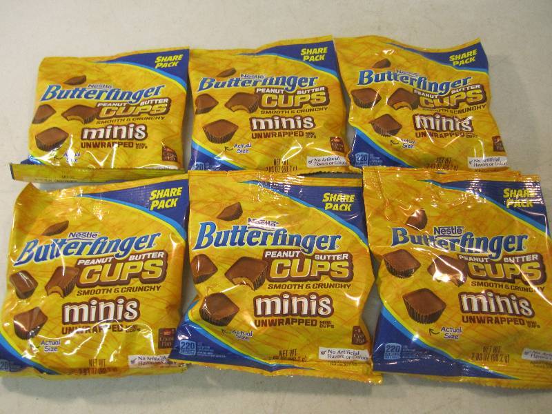 lot 275 image: 6 Bags of Butterfinger Peanut Butte...