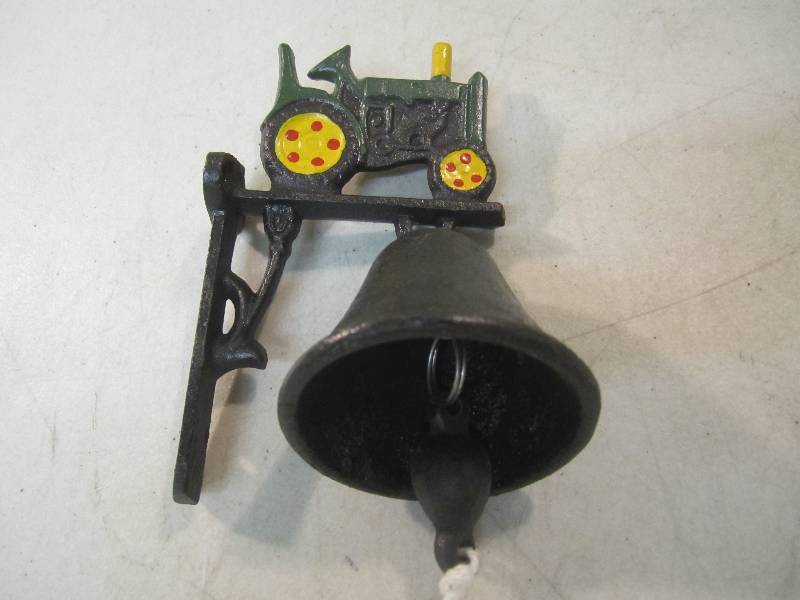 lot 279 image: Cast Iron Bell and Mounting Bracket...