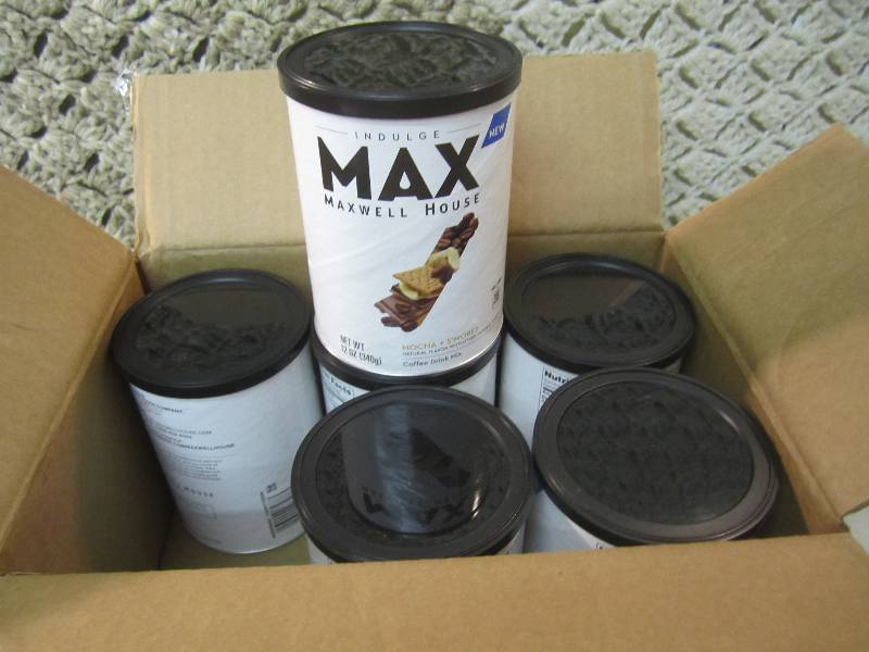lot 294 image: Case of 6 MAX by Maxwell House Moch...