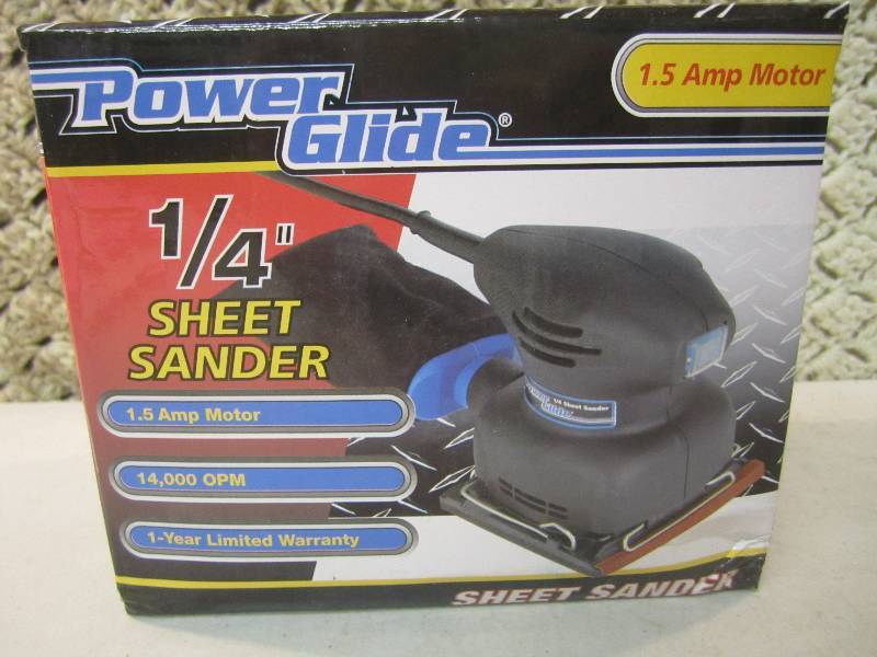 lot 307 image: Power Glide 14 Sheet Palm Sander  ...