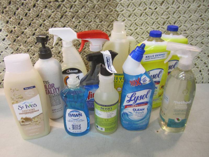 lot 316 image: Mixed Lot of Various Cleaners Etc. ...