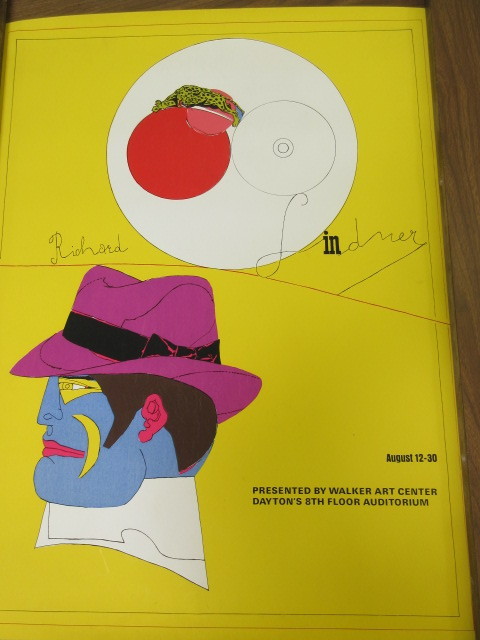 lot 909 image: RICHARD LINDNER DAYTONS EXHIBITION POSTER