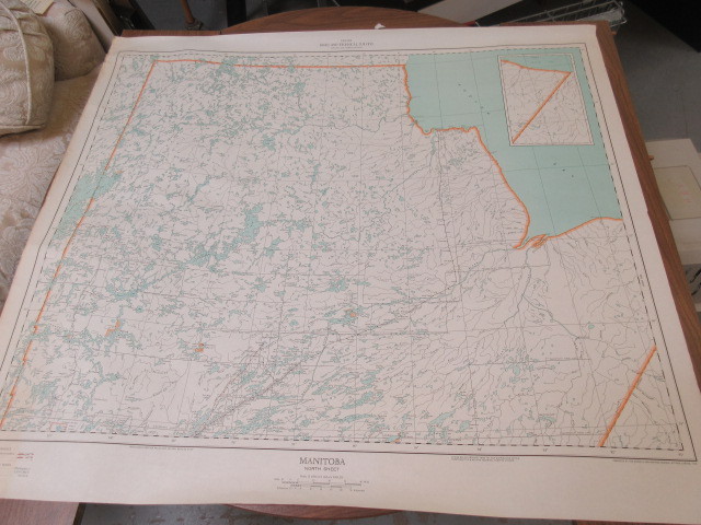 lot 910 image: 1964 MANITOBA MINE SURVEY MAP
