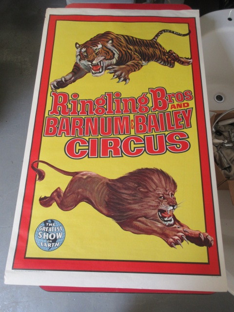 lot 913 image: 1950s RINGLING BROTHERS LITHOGRAPH