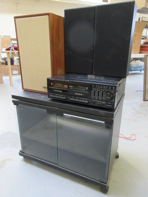 lot 953 image: STEREO AND MEDIA STAND