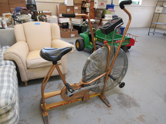 lot 983 image: SCHWINN AIR-DYNE EXERCISE BIKE