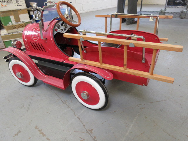 fao schwarz fire truck pedal car