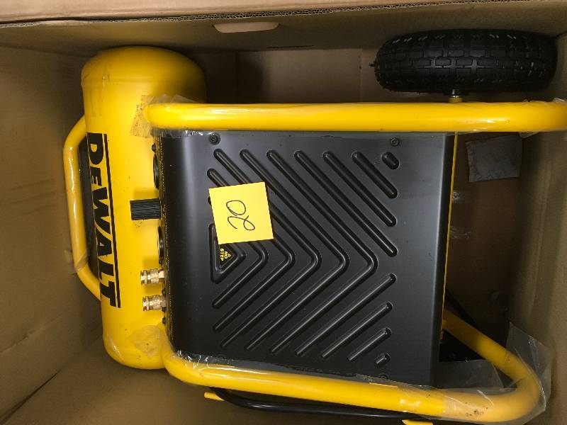 DEWALT  4.5 Gal. Portable Electric Air Compressor in working conditions
