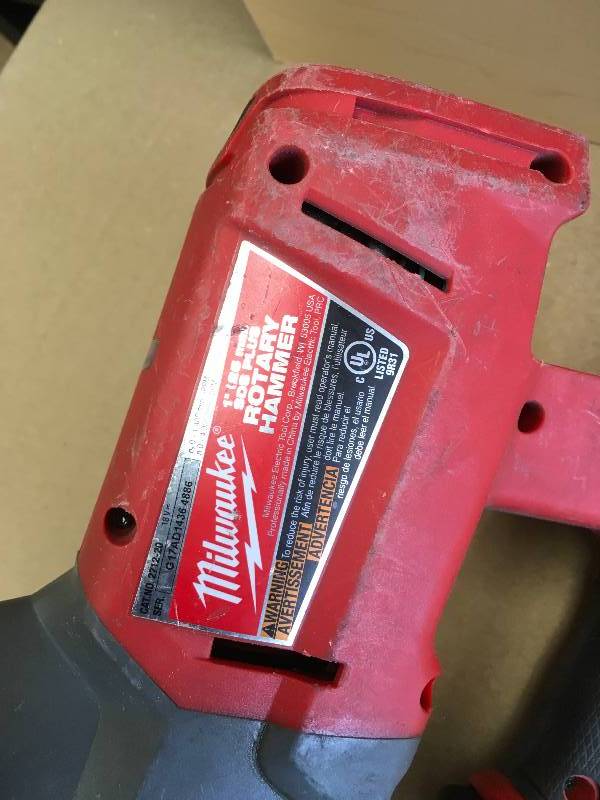 Milwaukee 1 in. SDS D-Handle Rotary Hammer in working condition