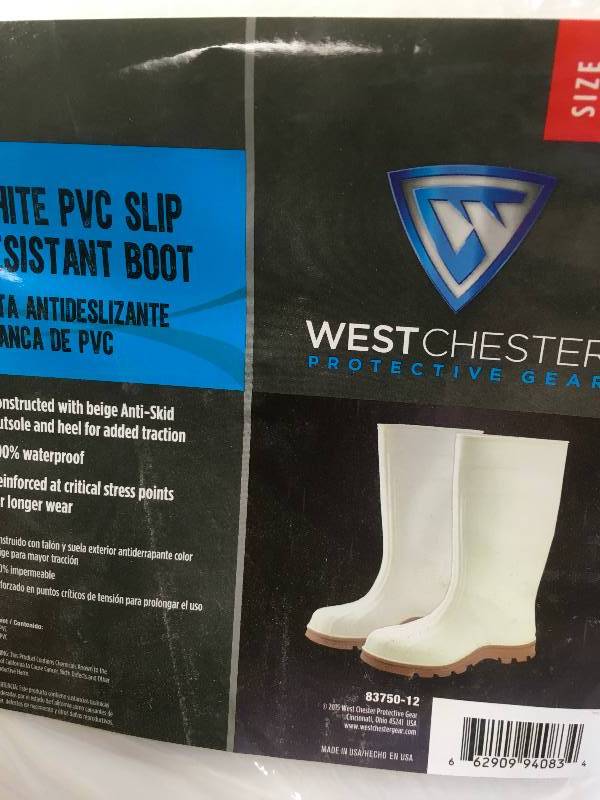 West Chester White Rubber Boots (12)