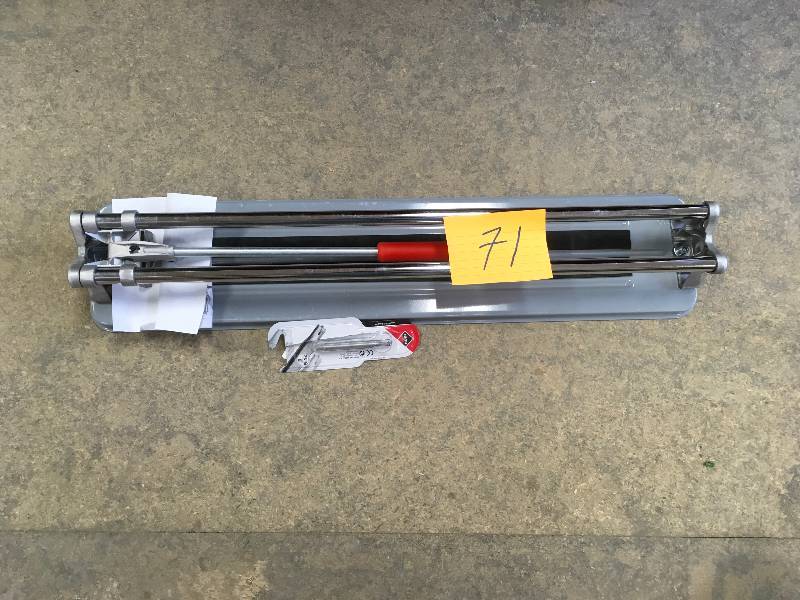 Practice Practic 21 in. Tile Cutter in working conditions