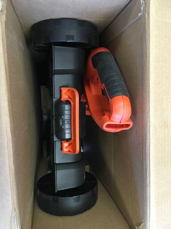 Black and decker 12 in. 6.5 Amp Corded Electric Straight Shaft Single Line 3-in-1 String Grass TrimmerLawn EdgerPush Mower