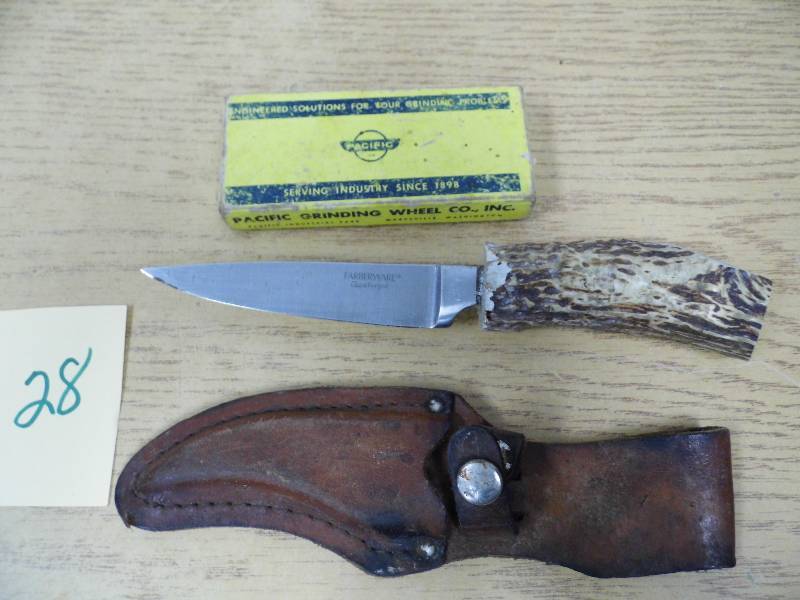Knife w Sheath - Stone