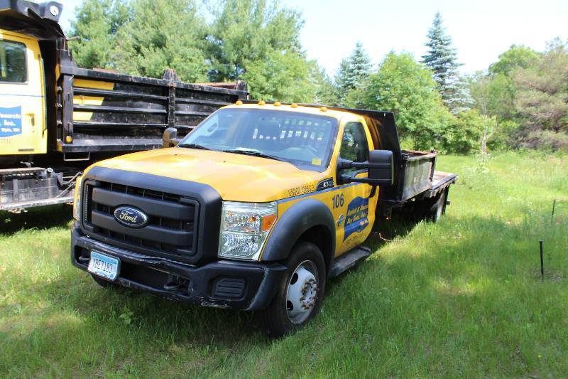 2012 Ford F550 Super Duty Pickup Truck Conversion W Flatbed