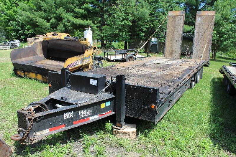lot 12 image: 2010 Kraftsman Tandem Axle Equipment Trailer