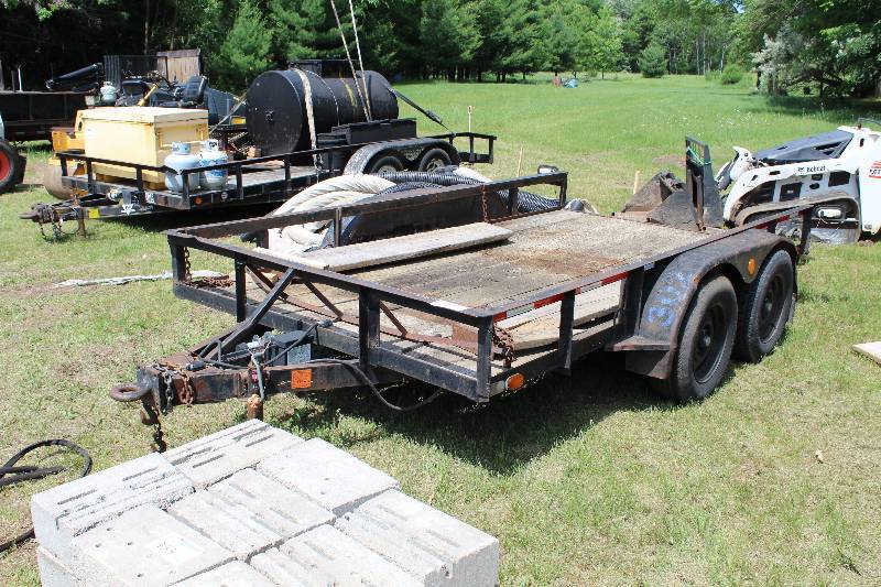 lot 17 image: 1996 Jack Equipment  Tandem Axle Trailer