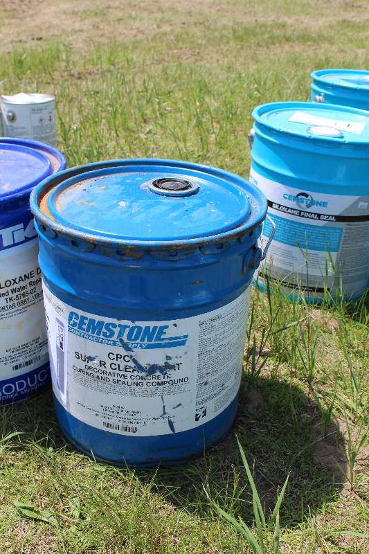 lot 46 image: Cemstone CPC Super Clear Coat Decorative Concrete Curing And Sealing Compound