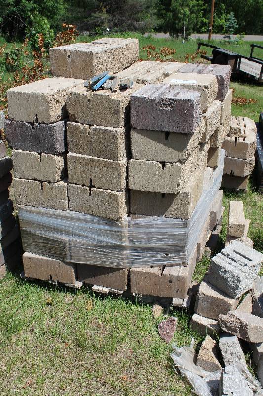 lot 159 image: Lot of (65) Concrete Pavers