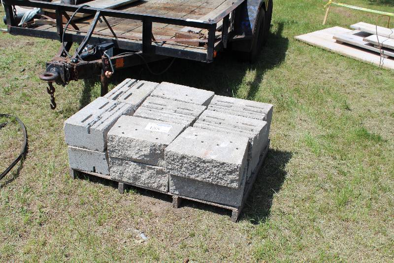 lot 155 image: Lot of (16) Concrete Pavers