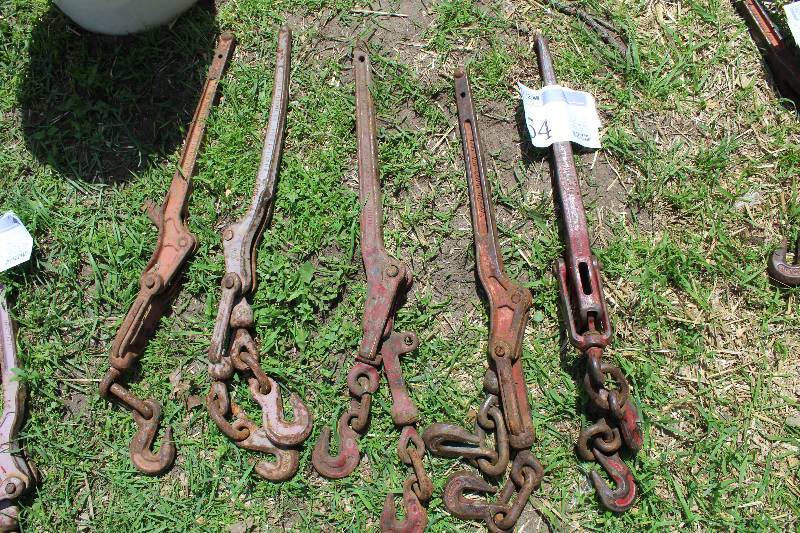 lot 54 image: Lot of (5) Commercial Tie-down Bars