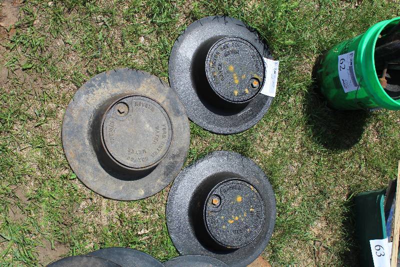 lot 66 image: Lot of (3) Water Meter Covers