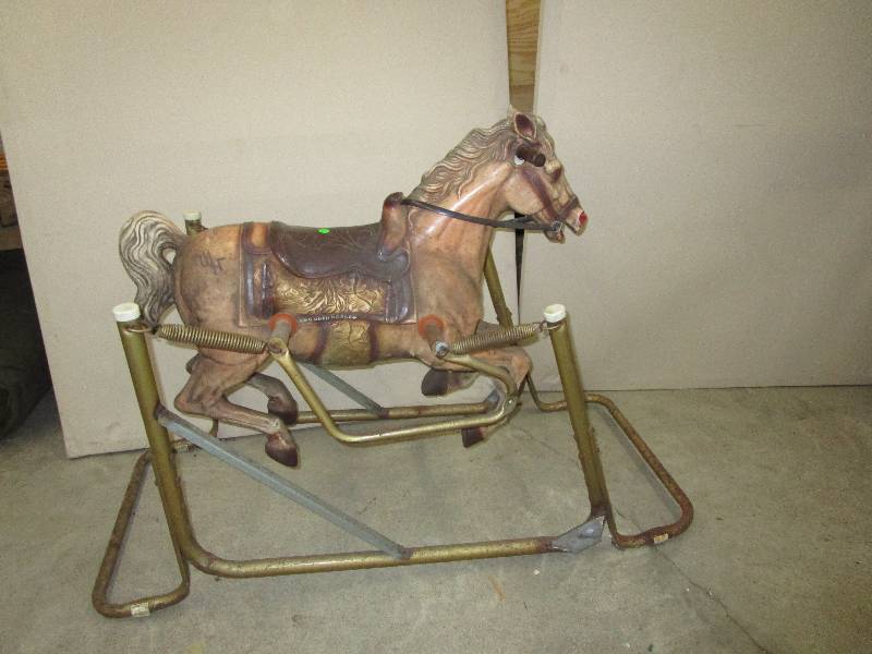 lot 74 image: Riding Rocking Horse