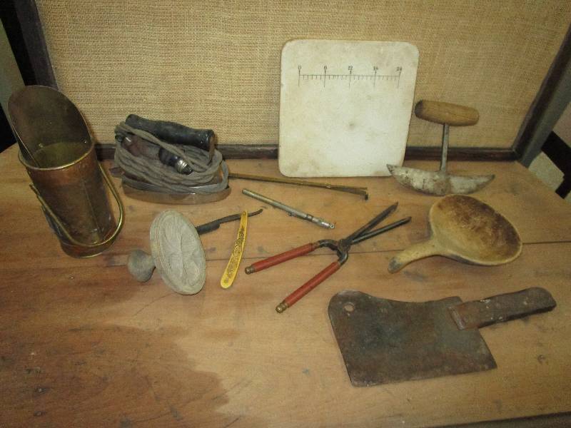 lot 120 image: Antique tools