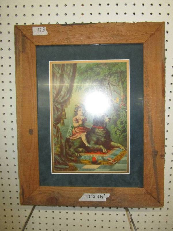lot 146 image: Antique Picture sizes in picture
