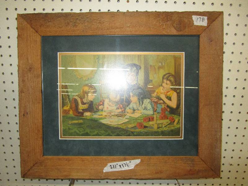 lot 147 image: Antique Picture sizes in picture