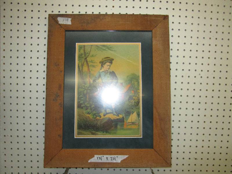 lot 148 image: Antique Picture sizes in picture