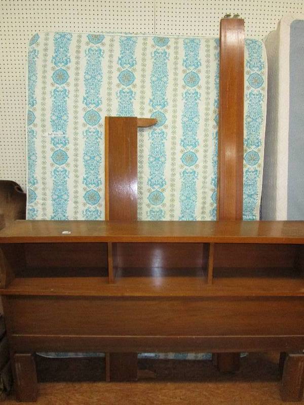 lot 152 image: Full size head board, frame, foot board, box spring and mattress is available if youd want