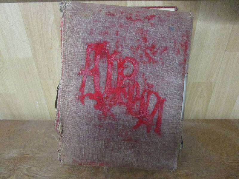 lot 198 image: album bok w blakc and white photo