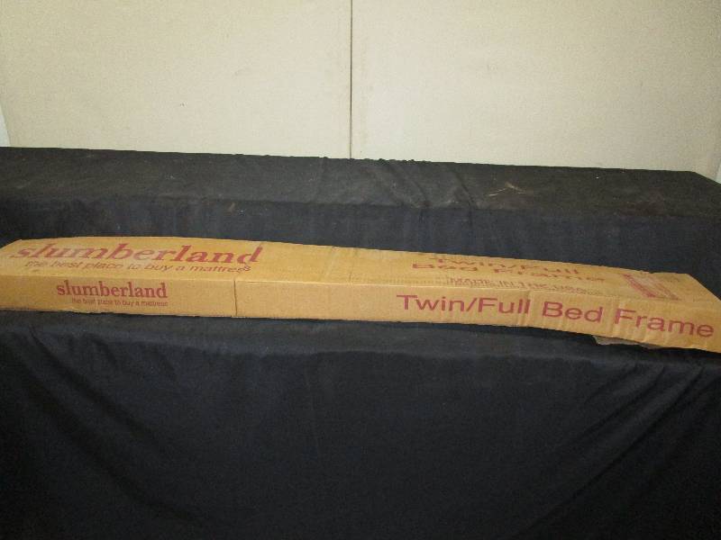 lot 42 image: Slumberland TwinFull Bedframe (still in box)