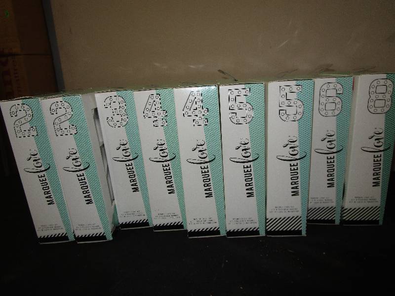 lot 44 image: Marquee Light Up Letters and Numbers