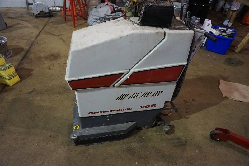 lot 7 image: Advance Brand Convertamatic Model 20B Battery Powered Commercial Floor Scrubber