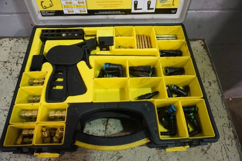 lot 35 image: OE Solutions Doorman Model 800-300 Quick Disconnect Fuel Line Repair Kit With Case