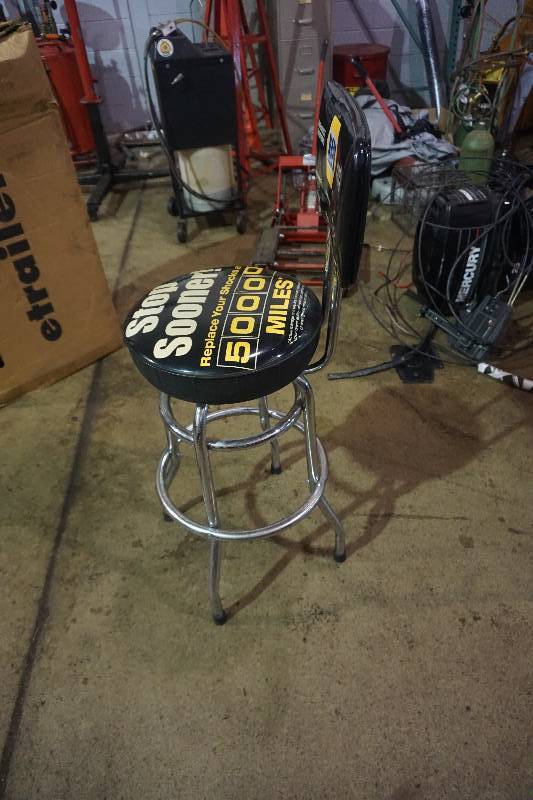 lot 50 image: NAPA Auto Parts CounterShop Stool