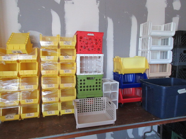 lot 138 image: PLASTIC BINS