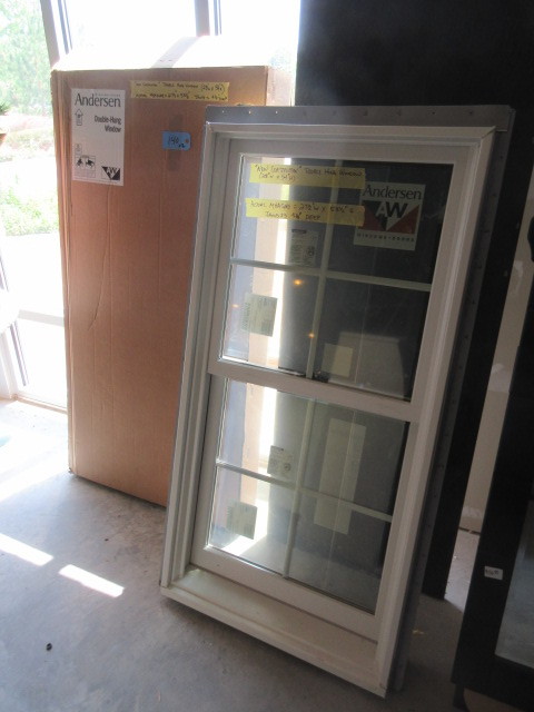 lot 140 image: NEXT TO NEW ANDERSON WINDOWS