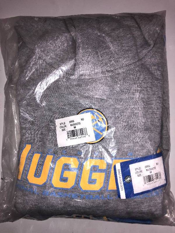 NEW Packaged Youth Medium Denver Nuggets Sweatshirt and Shirt