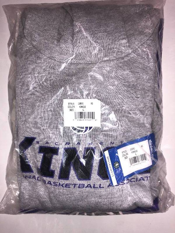 NEW Packaged Youth Large Sacramento Kings Sweatshirt and Shirt