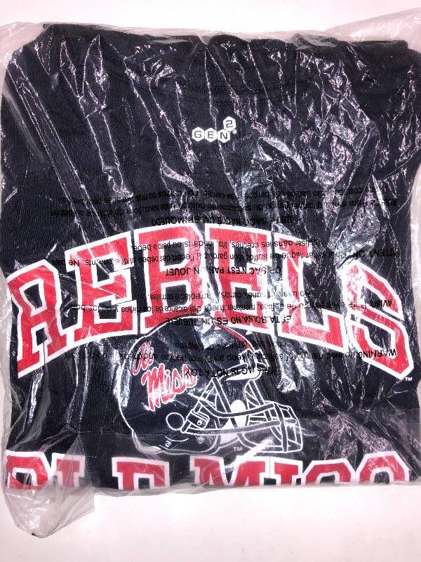 NEW Packaged Youth Large Ole Miss Rebels Shirts