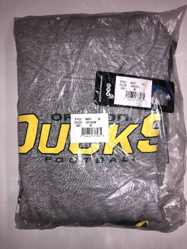 NEW Packaged Youth Medium Oregon Ducks Sweatshirt and Shirt