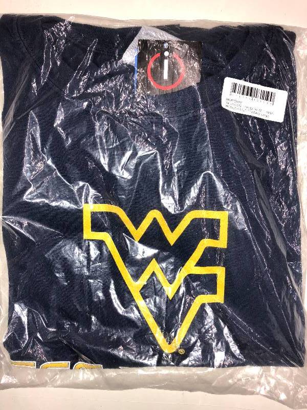 NEW Packaged Youth Large West Virginia Mountaineers Shirt