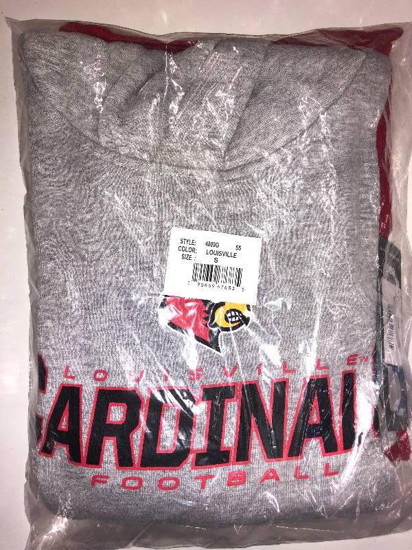 NEW Packaged Youth Small Louisville Cardinals Sweatshirt and Shirt
