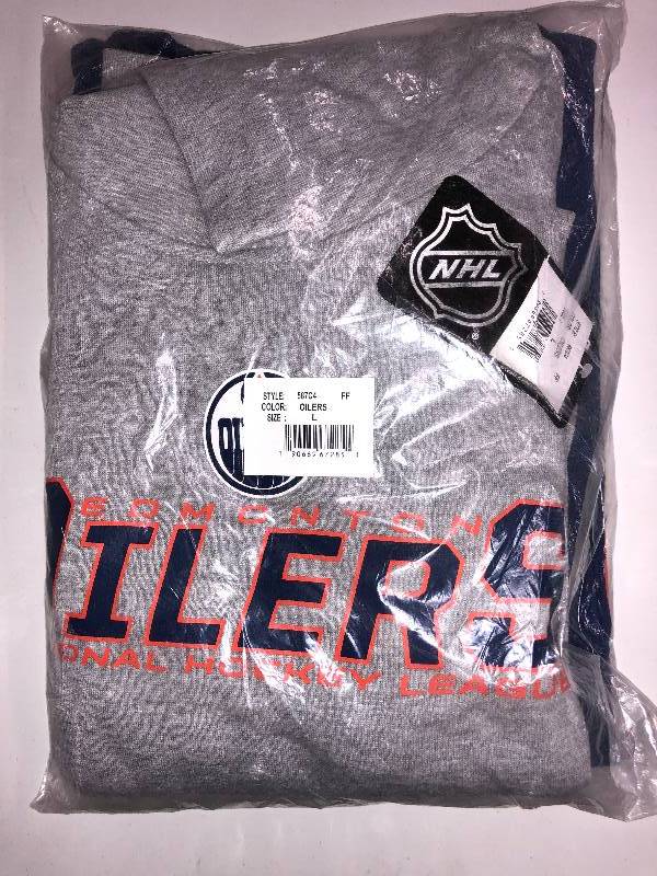 NEW Packaged Youth Large Edmonton Oilers Sweatshirt and Shirt